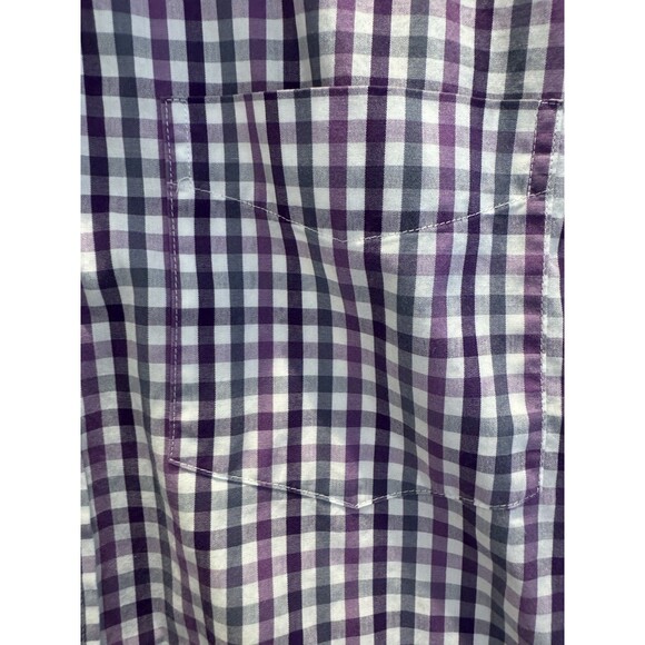 Set Of 2 Gap Non-Iron Button-Up Check LS Shirts Medium EUC - Picture 5 of 7
